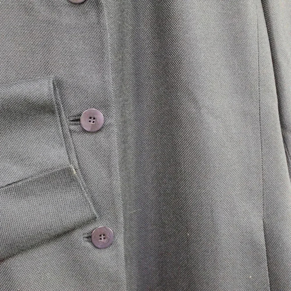 Doncaster navy silk lined blazer size 10 petite - Picture 5 of 14